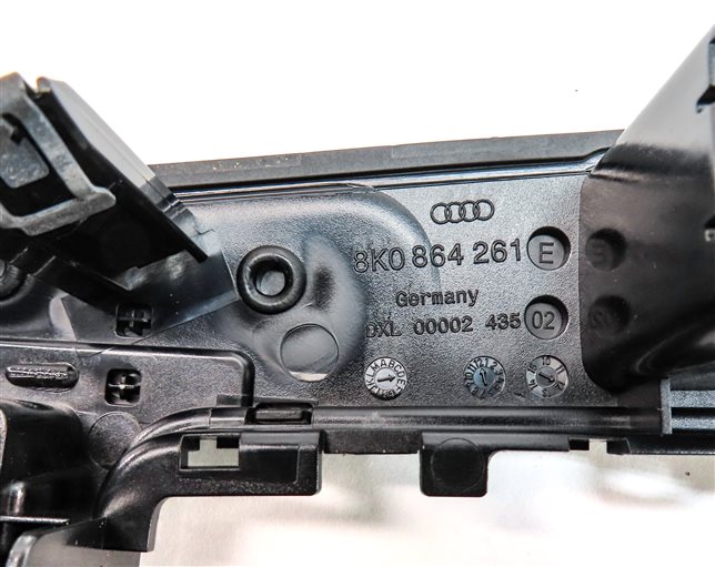 Thumbnail 5: 13 AUDI A5 B8 8T CENTER CONSOLE SHIFTER TRIM w/ START/STOP PARKING BRAKE BUTTON