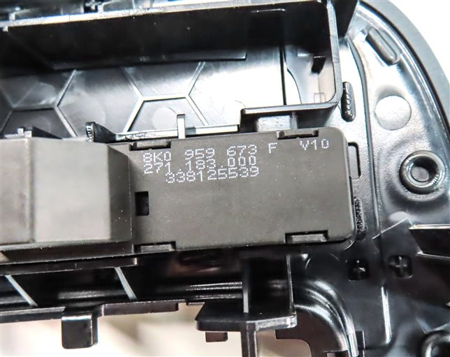 Thumbnail 6: 13 AUDI A5 B8 8T CENTER CONSOLE SHIFTER TRIM w/ START/STOP PARKING BRAKE BUTTON