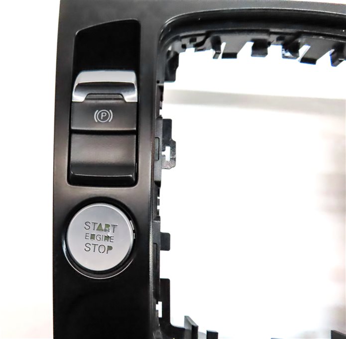 Thumbnail 7: 13 AUDI A5 B8 8T CENTER CONSOLE SHIFTER TRIM w/ START/STOP PARKING BRAKE BUTTON