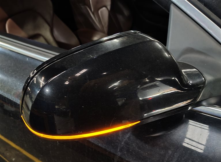 Thumbnail 2: 09-14 AUDI A5 S5 B8 8T RIGHT PASSENGER DOOR MIRROR HEATED AUTODIM MEMORY (Black)
