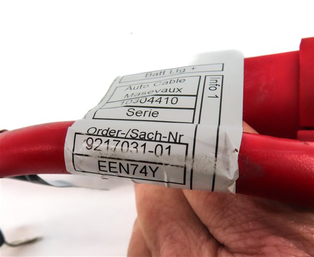 Thumbnail 5: 2012 BMW M3 (E90) 4.0L (S65) ENGINE POSITIVE BATTERY TERMINAL WIRE CABLE