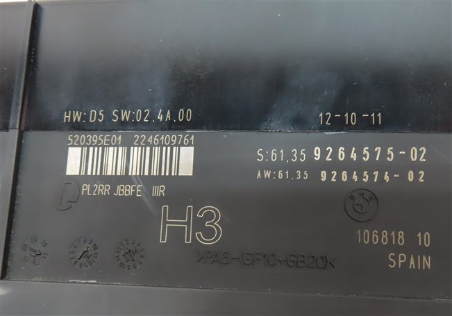 Thumbnail 3: 2012 BMW M3 (E90) 4.0L (S65) PRIMARY BODY CONTROL BCM MODULE