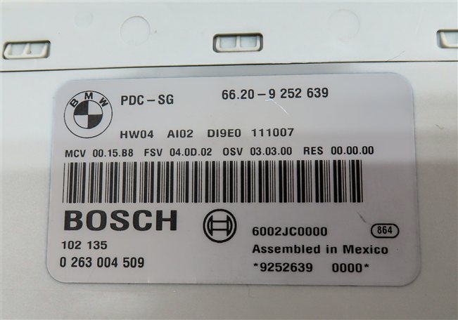 Thumbnail 3: 2012 BMW M3 (E90) DRIVER PARK ASSIST PDC DISTANCE CONTROL MODULE