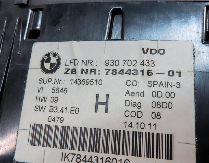 Thumbnail 7: 2008-2013 BMW M3 (E90 E91 E92 E93) 7spd DCT A/T SPEEDOMETER GAUGE CLUSTER (121k)