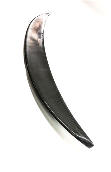 Thumbnail 4: 08-13 BMW 335i M3 E90 E91 E92 E93 COUPE REAR TRUNK LID SPOILER TRIM (White)