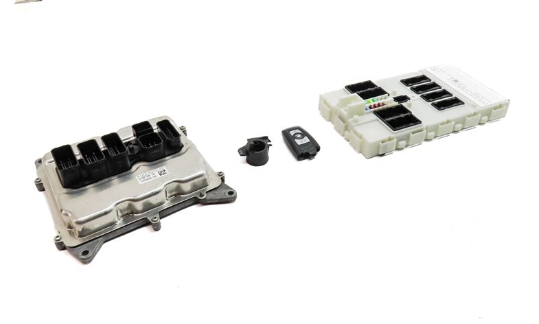 Thumbnail 3: 13-18 BMW 328i 428i 528i X3 X4 (F30 F32) 2.0L N26 ENGINE DME BCM MODULE KEY SET
