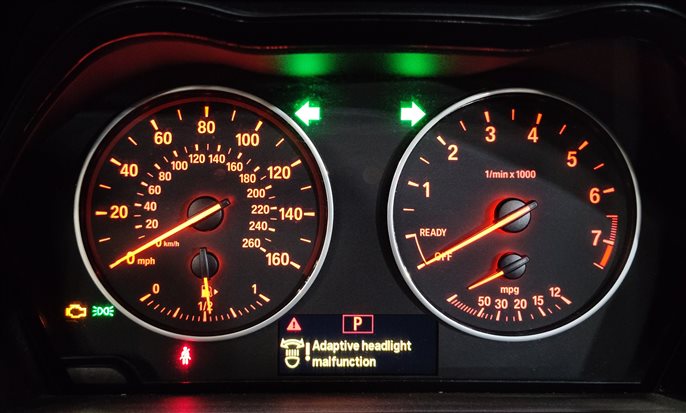Thumbnail 2: 2015-2017 BMW 228i X1 (F45 F48) SPEEDOMETER INSTRUMENT GAUGE CLUSTER (71k)