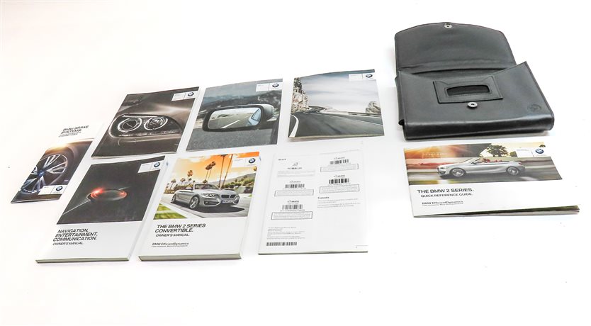 Thumbnail 2: 2015 BMW 228I (F23) 2.0L (N20) OWNERS MANUAL BOOKLET SET/9 w/ CASE