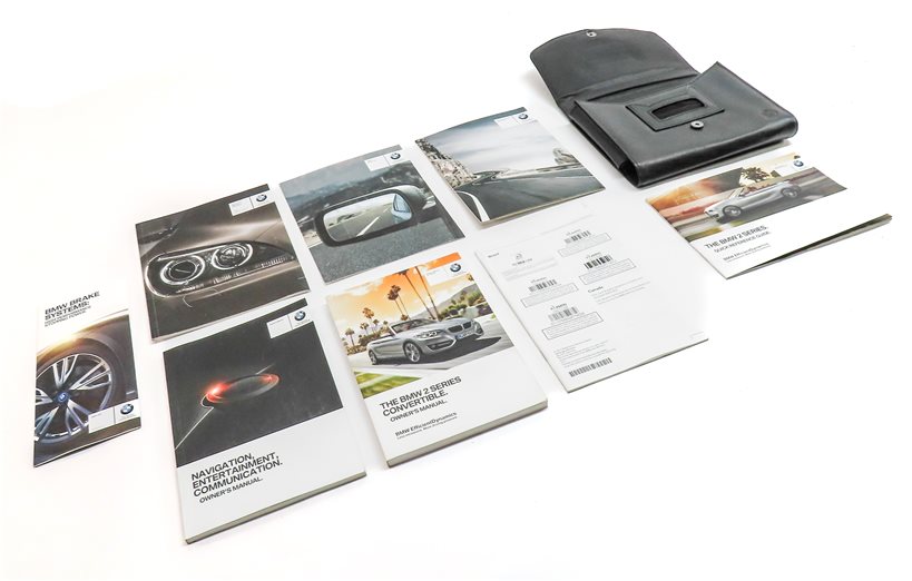 Thumbnail 3: 2015 BMW 228I (F23) 2.0L (N20) OWNERS MANUAL BOOKLET SET/9 w/ CASE