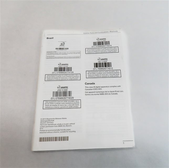 Thumbnail 8: 2015 BMW 228I (F23) 2.0L (N20) OWNERS MANUAL BOOKLET SET/9 w/ CASE