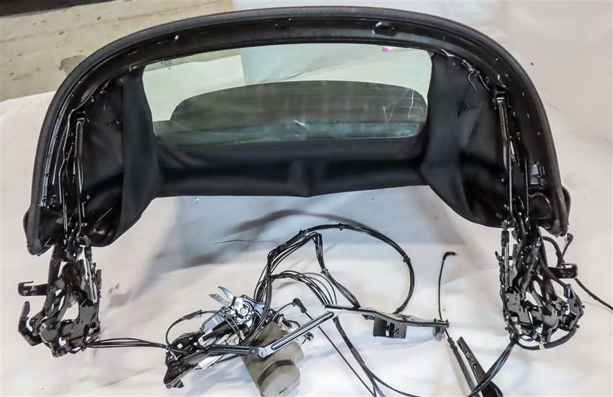 Thumbnail 11: 15-21 BMW 228i 230i 235i 240i F23 CONVERTIBLE TOP COVER ROOF ASSEMBLY (BLACK)
