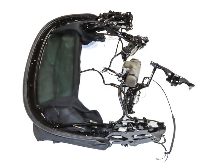 Thumbnail 3: 15-21 BMW 228i 230i 235i 240i F23 CONVERTIBLE TOP COVER ROOF ASSEMBLY (BLACK)