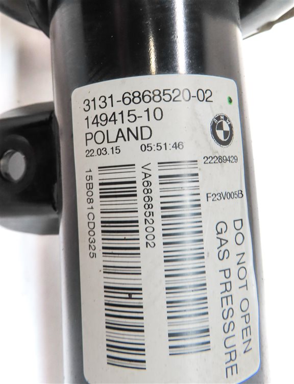 Thumbnail 7: 14-21 BMW 228i 230i F22 F23 COUPE CONV. RWD FRONT STANDARD SHOCK STRUT SET/2