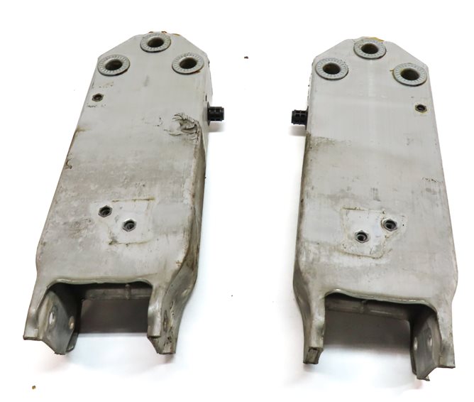 Thumbnail 6: 11-16 BMW 528i 535i 550i M5 FRONT BUMPER REINFORCEMENT IMPACT BAR BRACKET SET/2