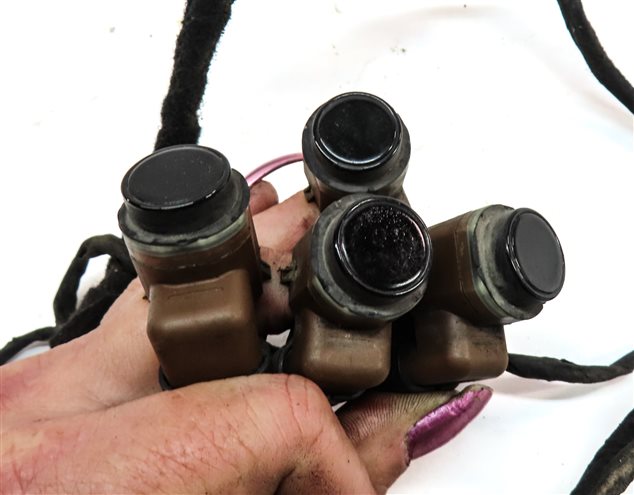 Thumbnail 4: 2015 BMW 535D (F10) REAR PARK ASSIST PDC DISTANCE CONTROL WIRE SENSOR SET/4