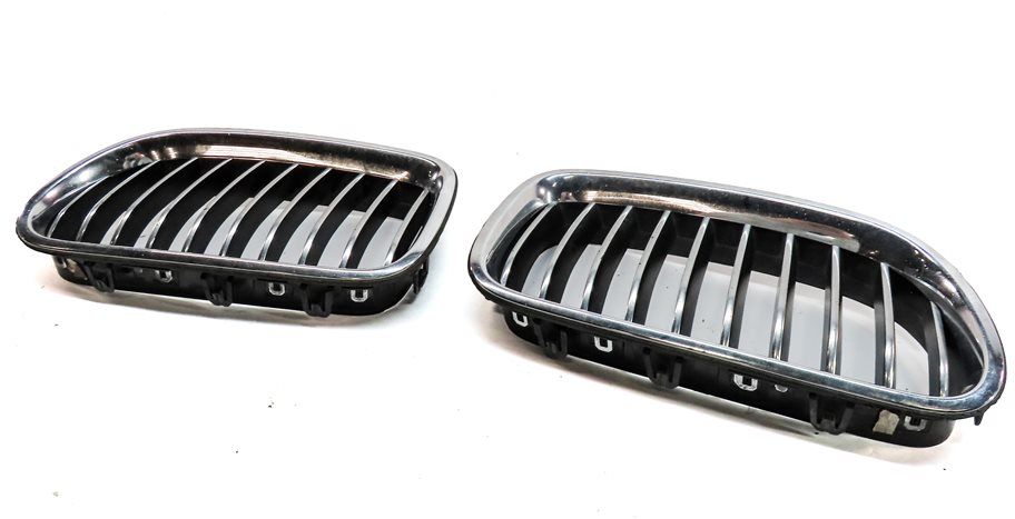 2014-2016 BMW 528i 535i 550i (F10) FRONT LEFT & RIGHT HOOD VENT GRILLE SET-2