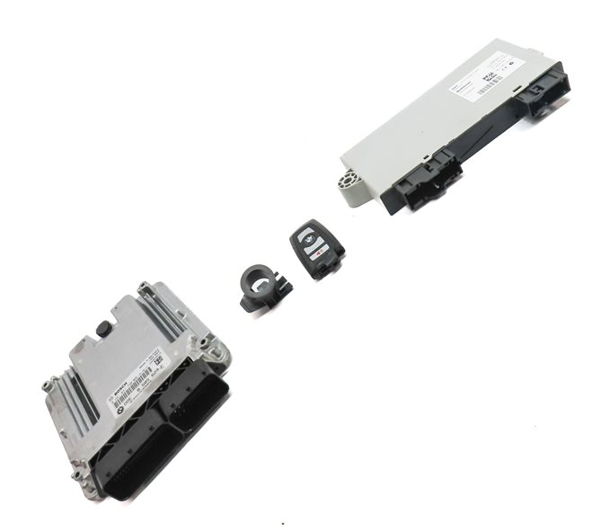 Thumbnail 3: 14-15 BMW 535D 740D X5 F01 F02 F10 F15 3.0L N57 DIESEL ENGINE DDE MODULE KEY SET