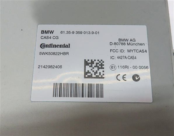 Thumbnail 7: 14-15 BMW 535D 740D X5 F01 F02 F10 F15 3.0L N57 DIESEL ENGINE DDE MODULE KEY SET