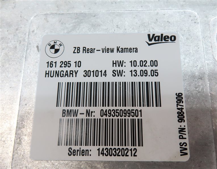 Thumbnail 5: 10-19 BMW 2 3 4 5 6 7 SERIES F01 F02 F10 F12 F22 F30 F32 REARVIEW CAMERA MODULE