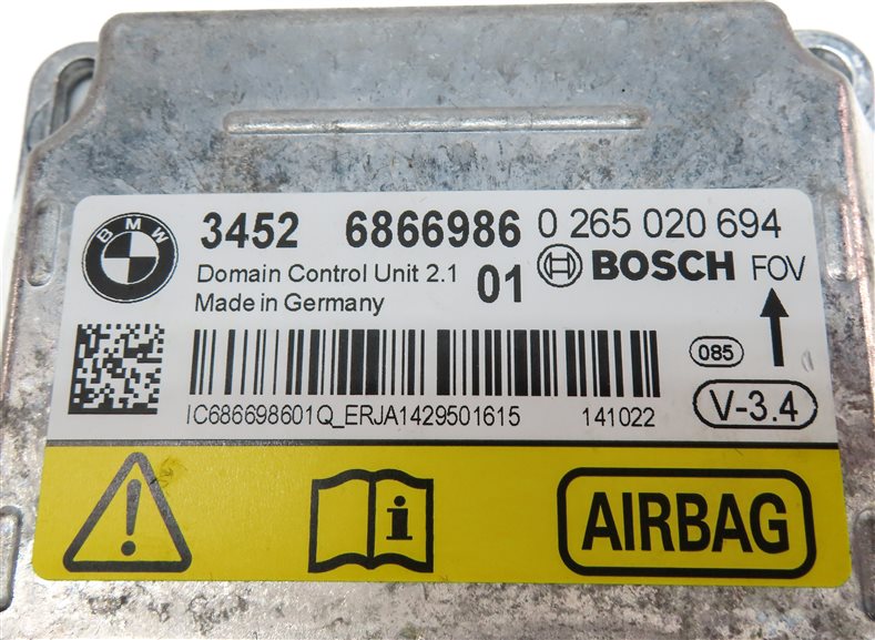 Thumbnail 5: 2014-2016 BMW 528i 535i 550i (F10) ABS ICM INTEGRATED CHASSIS MANAGEMENT MODULE