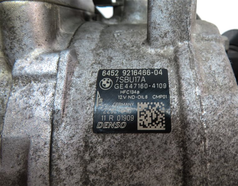 Thumbnail 6: 12-18 BMW 328i 428i 535i 740i X5 (F30 F31 F33 F01 F10 F15) A/C COMPRESSOR PUMP