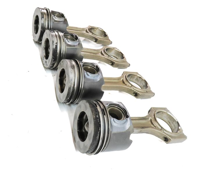 Thumbnail 3: 14-18 BMW 535i 740i X5 N57T 3.0L DIESEL ENGINE PISTON & CONNECTING ROD SET/4