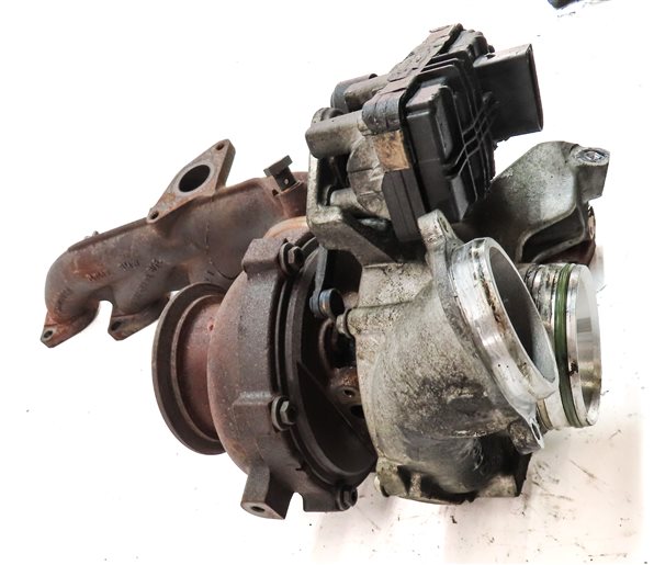 Thumbnail 4: 14-18 535i 740i X5 F10 F01 F15 N57T 3.0L DIESEL TURBO TURBOCHARGER ASSEMBLY