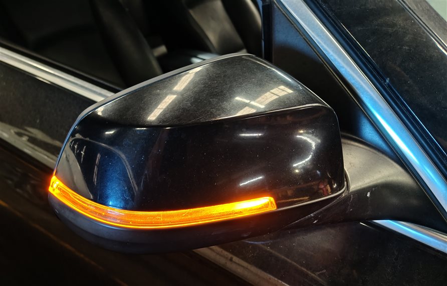 Thumbnail 2: 14-16 BMW 528i 535i 550i (F10) RIGHT P-FOLD HEAT MEM AUTODIM DOOR MIRROR (Black)