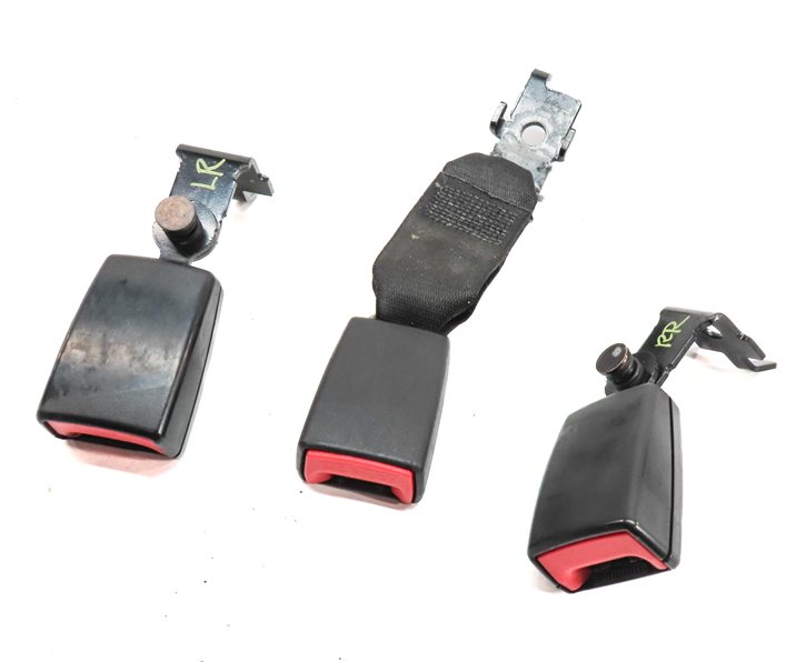 Thumbnail 2: 2015 BMW 535D (F10) REAR LEFT CENTER RIGHT SEAT SEATBELT BUCKLE RECEIVER SET/3