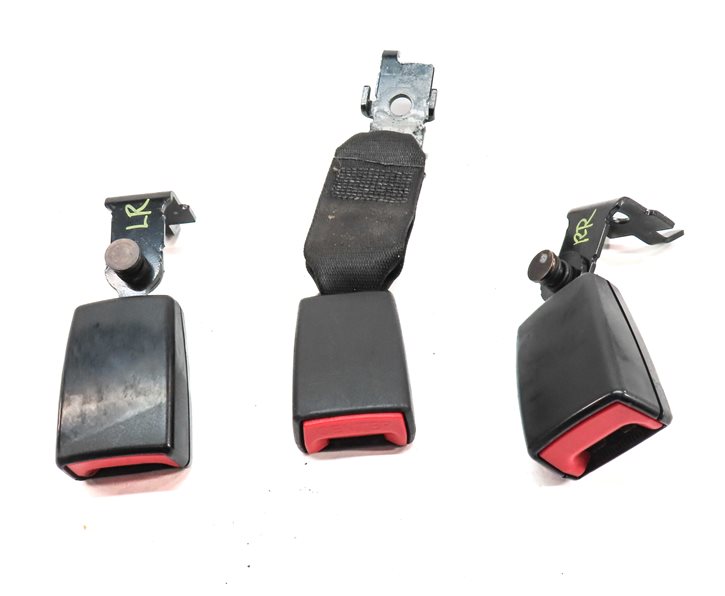 Thumbnail 3: 2015 BMW 535D (F10) REAR LEFT CENTER RIGHT SEAT SEATBELT BUCKLE RECEIVER SET/3