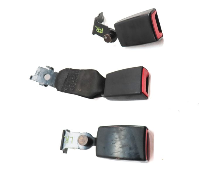 Thumbnail 4: 2015 BMW 535D (F10) REAR LEFT CENTER RIGHT SEAT SEATBELT BUCKLE RECEIVER SET/3