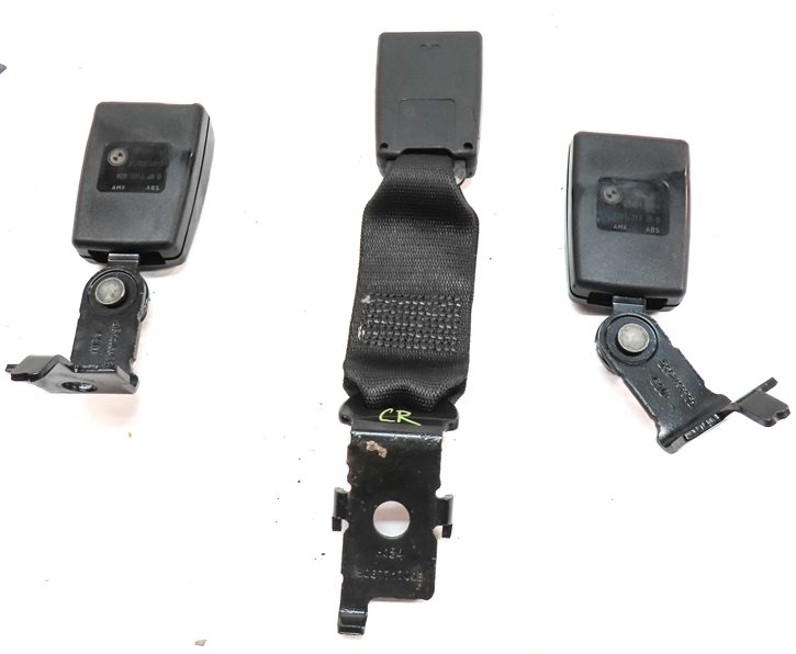 Thumbnail 5: 2015 BMW 535D (F10) REAR LEFT CENTER RIGHT SEAT SEATBELT BUCKLE RECEIVER SET/3