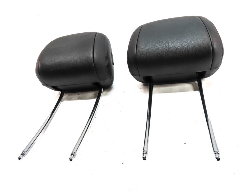 Thumbnail 2: 14-16 BMW 5 SERIES F10 FRONT LEFT & RIGHT SEAT HEADREST SET/2 (Black)