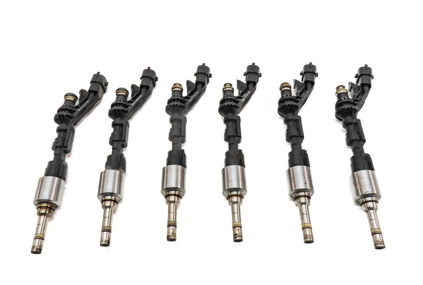 Thumbnail 5: 13-19 XE XF XJ RANGE ROVER SPORT LR4 3.0L SUPERCHARGED ENGINE FUEL INJECTOR SET6