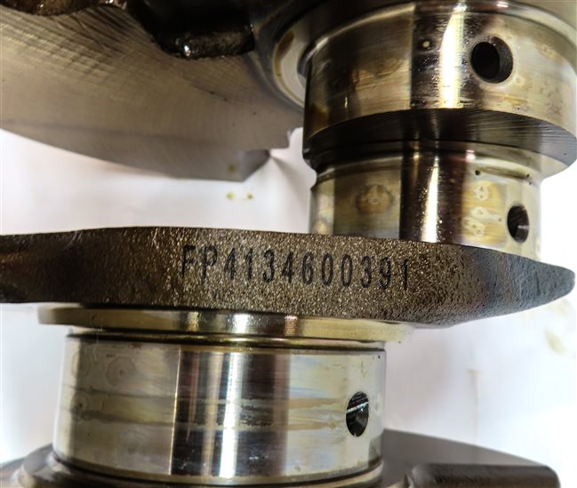 Thumbnail 7: 2014 RANGE ROVER SPORT (L494) 3.0L SUPER ENGINE CRANK SHAFT CRANKSHAFT
