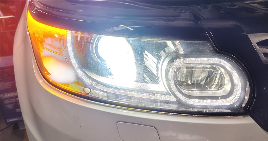 Thumbnail 2: 2014-2017 RANGE ROVER SPORT (L494) RIGHT XENON HID ADAPTIVE HEADLIGHT LIGHT LAMP