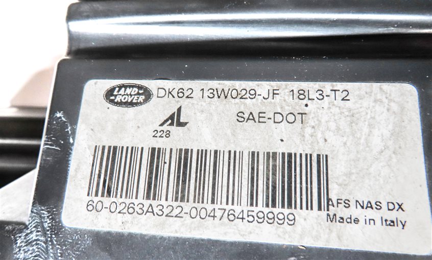 Thumbnail 9: 2014-2017 RANGE ROVER SPORT (L494) RIGHT XENON HID ADAPTIVE HEADLIGHT LIGHT LAMP