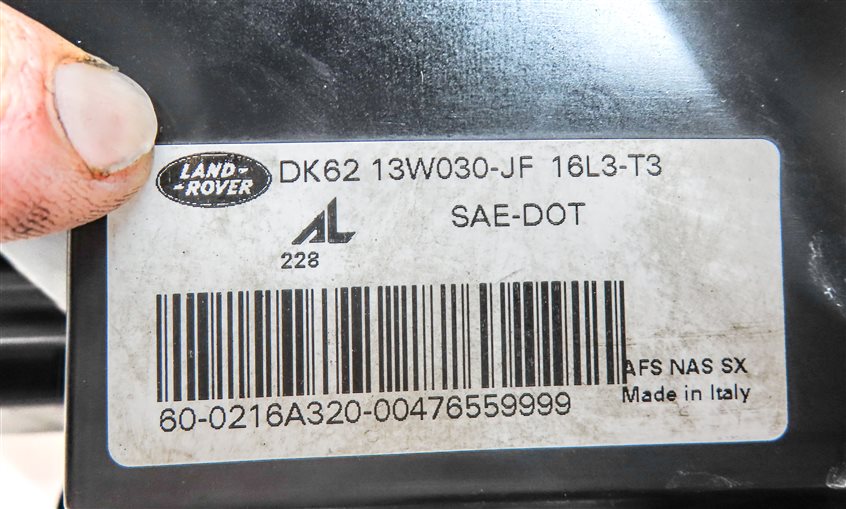 Thumbnail 9: 2014-2017 RANGE ROVER SPORT (L494) LEFT XENON HID ADAPTIVE HEADLIGHT LIGHT LAMP