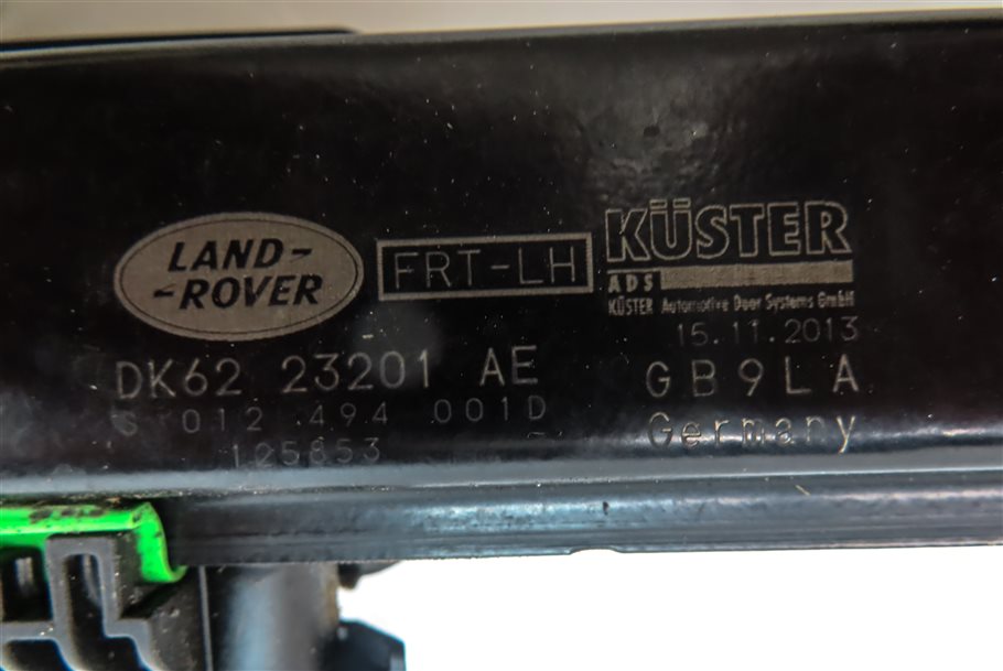 Thumbnail 6: 2014-2020 RANGE ROVER SPORT (L494) FRONT LEFT DRIVER WINDOW REGULATOR w/MOTOR