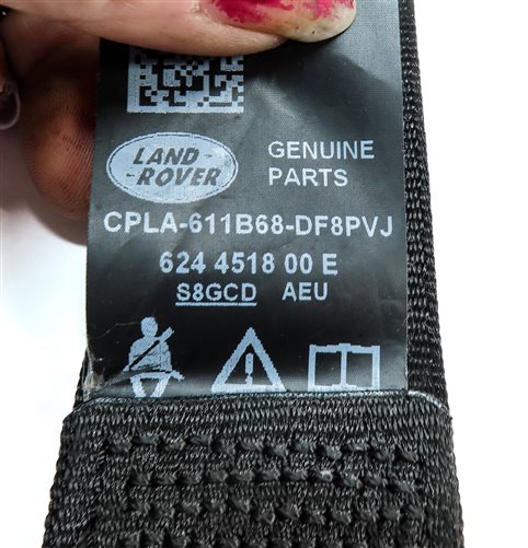 Thumbnail 6: 2014 RANGE ROVER SPORT (L494) REAR 2ND ROW RIGHT SEAT SEATBELT RETRACTOR (Black)