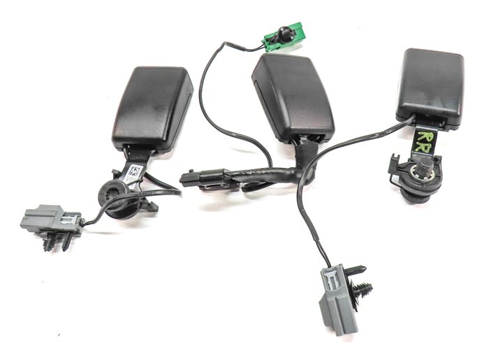 Thumbnail 4: 14 RANGE ROVER SPORT (L494) REAR 2ND ROW LEFT CENTER RIGHT SEATBELT BUCKLE SET/3