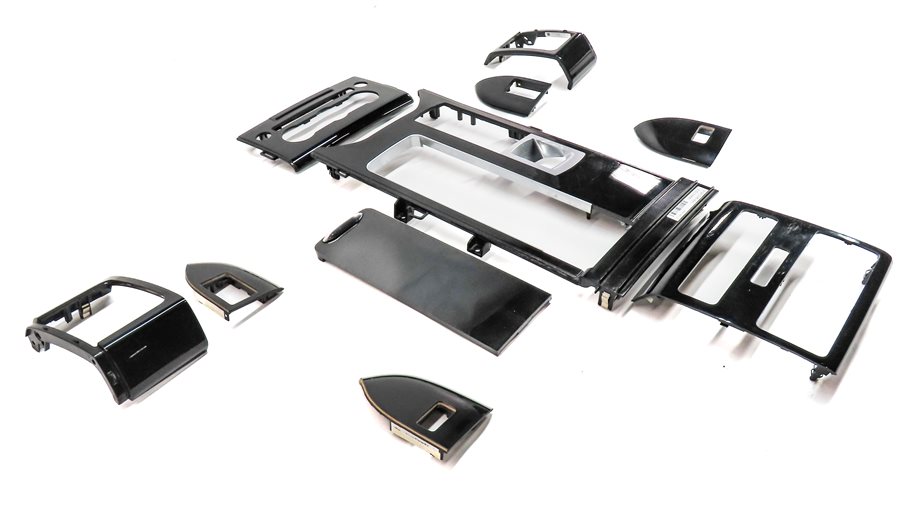 Thumbnail 3: 14 ROVER SPORT L494 INTERIOR DASH DOOR CENTER CONSOLE TRIM SET/10 (PIANO BLACK)