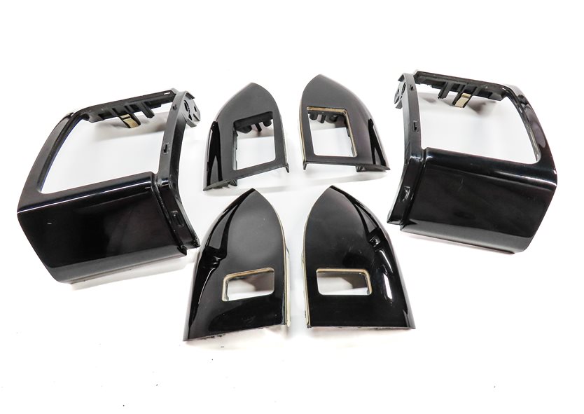 Thumbnail 6: 14 ROVER SPORT L494 INTERIOR DASH DOOR CENTER CONSOLE TRIM SET/10 (PIANO BLACK)