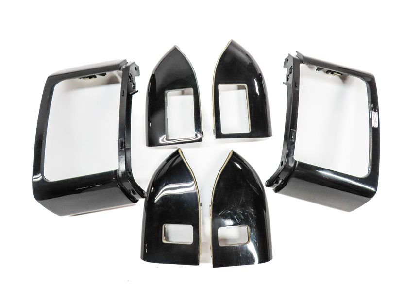 Thumbnail 7: 14 ROVER SPORT L494 INTERIOR DASH DOOR CENTER CONSOLE TRIM SET/10 (PIANO BLACK)