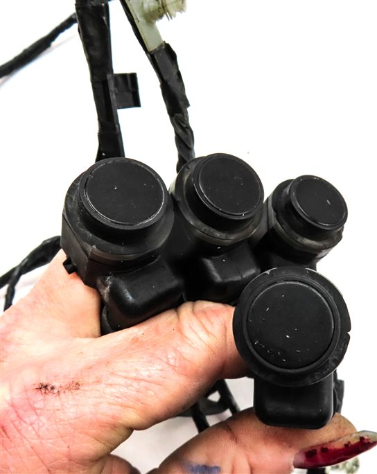 Thumbnail 6: 2014 ROVER SPORT L494 FRONT PARK ASSIST PDC DISTANCE CONTROL WIRE SENSOR SET/2