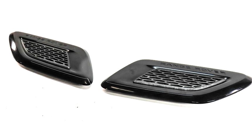 2014 RANGE ROVER SPORT (L494) FRONT HOOD BONNET LID GRILLE TRIM VENT SET/2