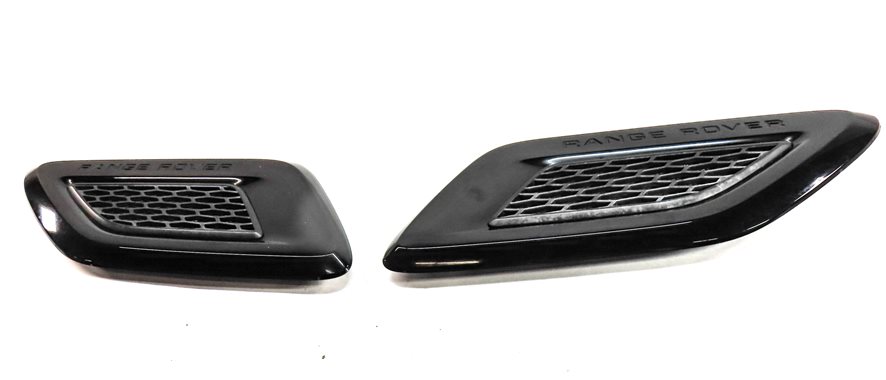 Thumbnail 2: 2014 RANGE ROVER SPORT (L494) FRONT HOOD BONNET LID GRILLE TRIM VENT SET/2