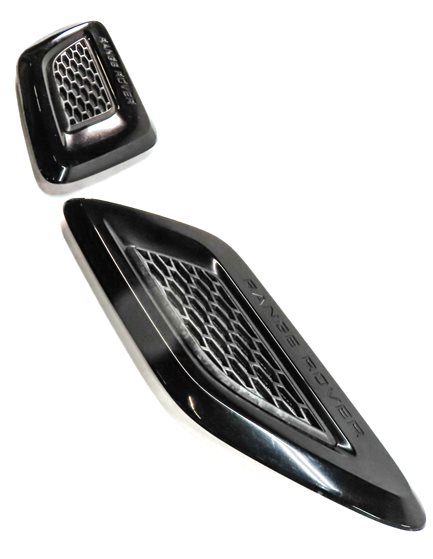 Thumbnail 3: 2014 RANGE ROVER SPORT (L494) FRONT HOOD BONNET LID GRILLE TRIM VENT SET/2