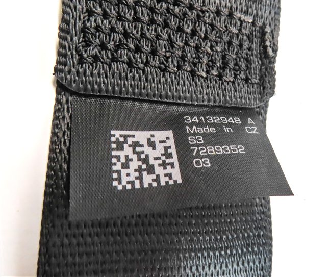 Thumbnail 10: 13 BMW 640I GRAN COUPE F06 REAR LEFT CENTER RIGHT SEAT SEATBELT RETRACTOR SET/3
