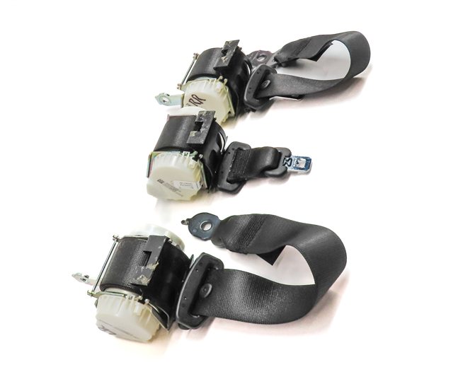 Thumbnail 3: 13 BMW 640I GRAN COUPE F06 REAR LEFT CENTER RIGHT SEAT SEATBELT RETRACTOR SET/3